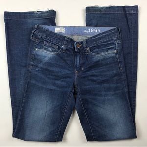 Gap 1969 Long and Lean Medium Wash 26/2